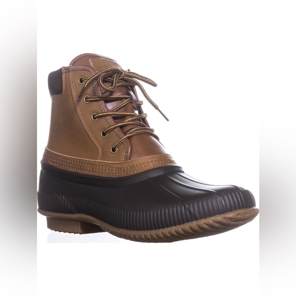 New Tommy Hilfiger Men Light brown rain duck boots size 9